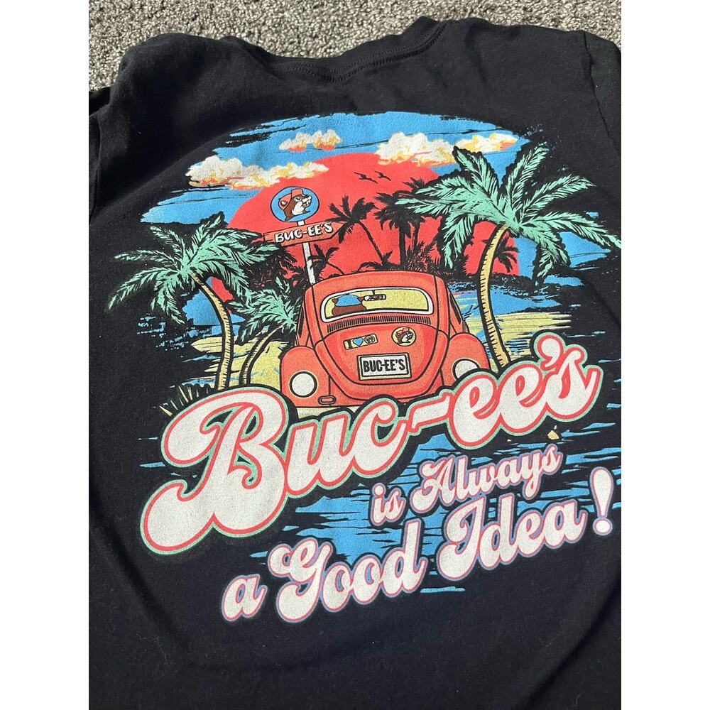 Buc-ee's Is Always A Good Idea Graphic T-shirt Adult Small Black Short Sleeve NN